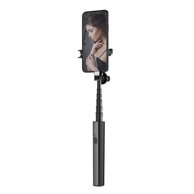 CYKE P9 Universal Stretchable Hidden One-piece Wireless Bluetooth Selfie Stick(Black)