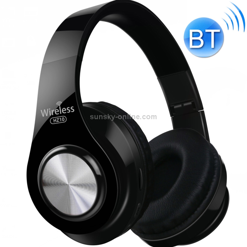 HZ10 Wireless Over-Ear Bluetooth Headphone Foldable Headset Adjustable Earphone With Mic (Black) HZ10 Wireless Over-Ear Bluetooth Headphone Foldable Headset Adjustable Earphone With Mic (Black)