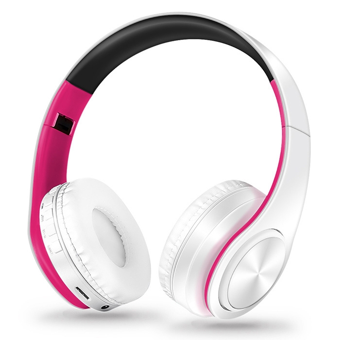 LPT660 Wireless Folding Sports Stereo Music Bluetooth Phones Earphones Support TF Card (Rose Red) LPT660 Wireless Folding Sports Stereo Music Bluetooth Phones Earphones Support TF Card (Rose Red)