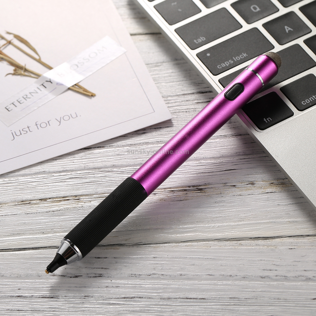 Universal Rechargeable Double Heads Capacitive Touch Screen Stylus Pen with 2.3mm Superfine Metal Nib Universal Rechargeable Double Heads Capacitive Touch Screen Stylus Pen with 2.3mm Superfine Metal Nib
