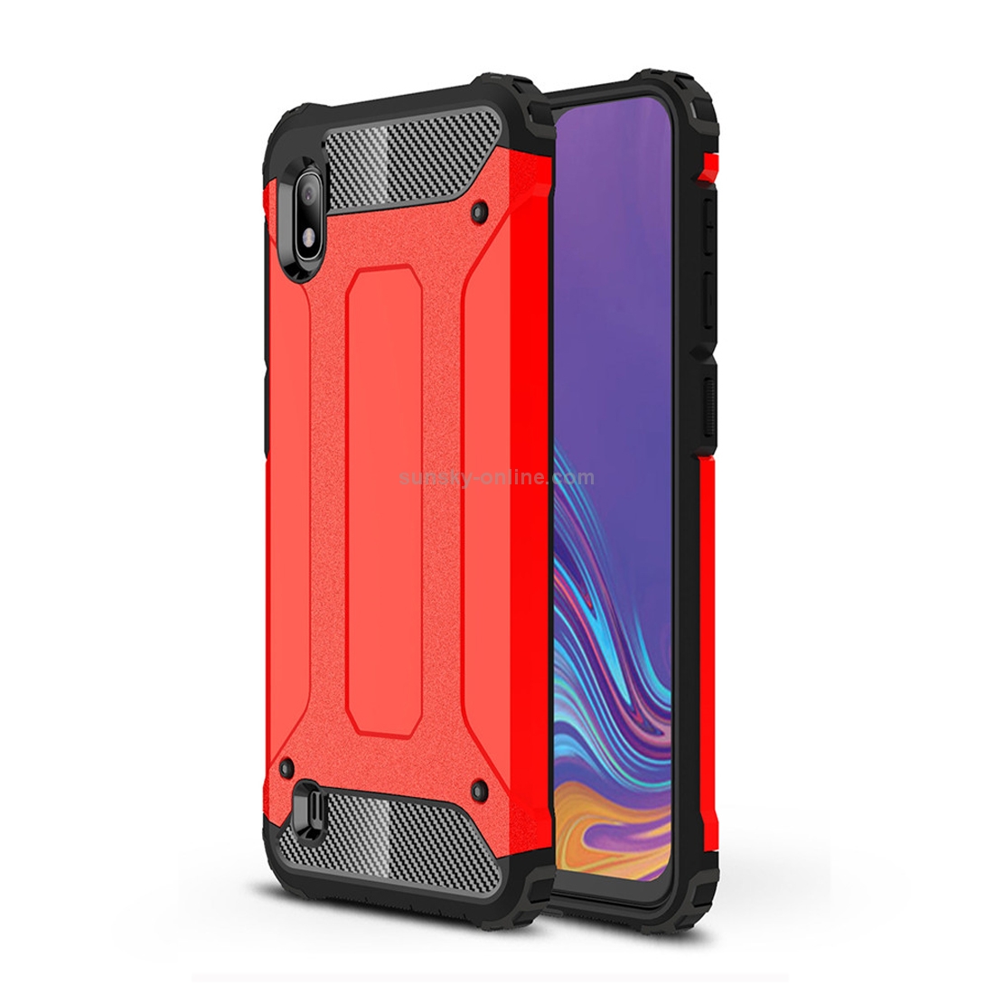 Magic Armor TPU + PC Combination Case for Galaxy A10 (Red) Magic Armor TPU + PC Combination Case for Galaxy A10 (Red)
