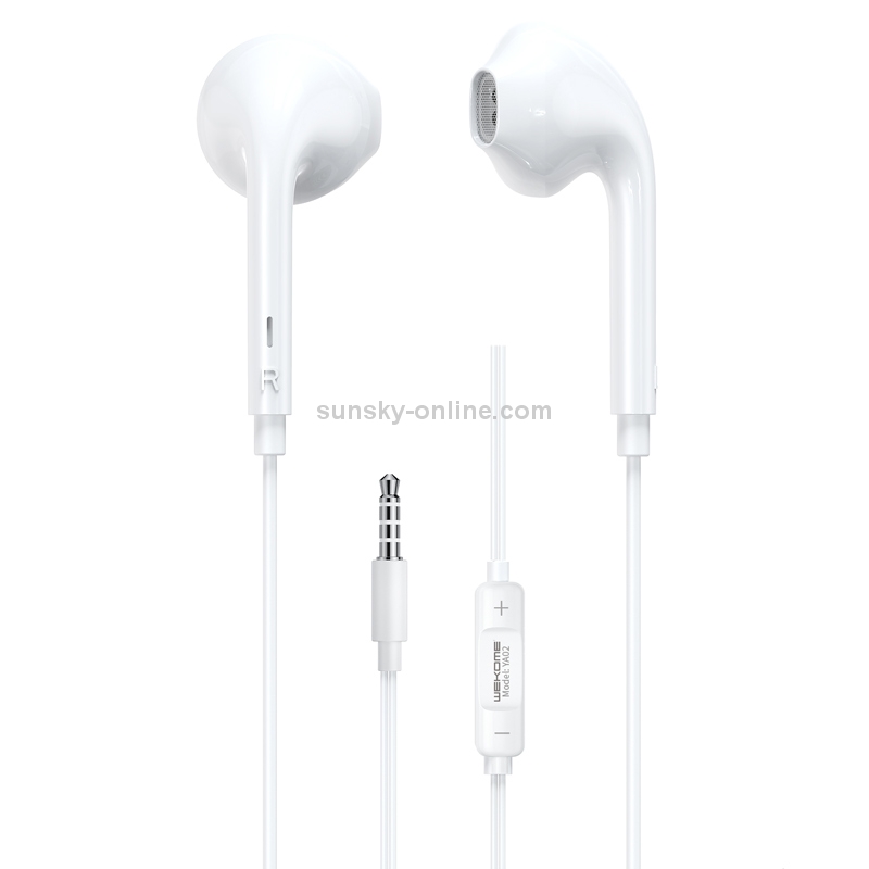 WK YA-02 3.5mm In-Ear Wired Call Music Earphone, Length: 1.2m WK YA-02 3.5mm In-Ear Wired Call Music Earphone, Length: 1.2m