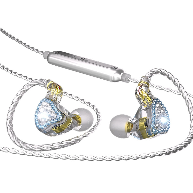 CVJ Liuli 3.5mm In-ear Wired Headset with Microphone, Length 1.25m (Blue) CVJ Liuli 3.5mm In-ear Wired Headset with Microphone, Length 1.25m (Blue)