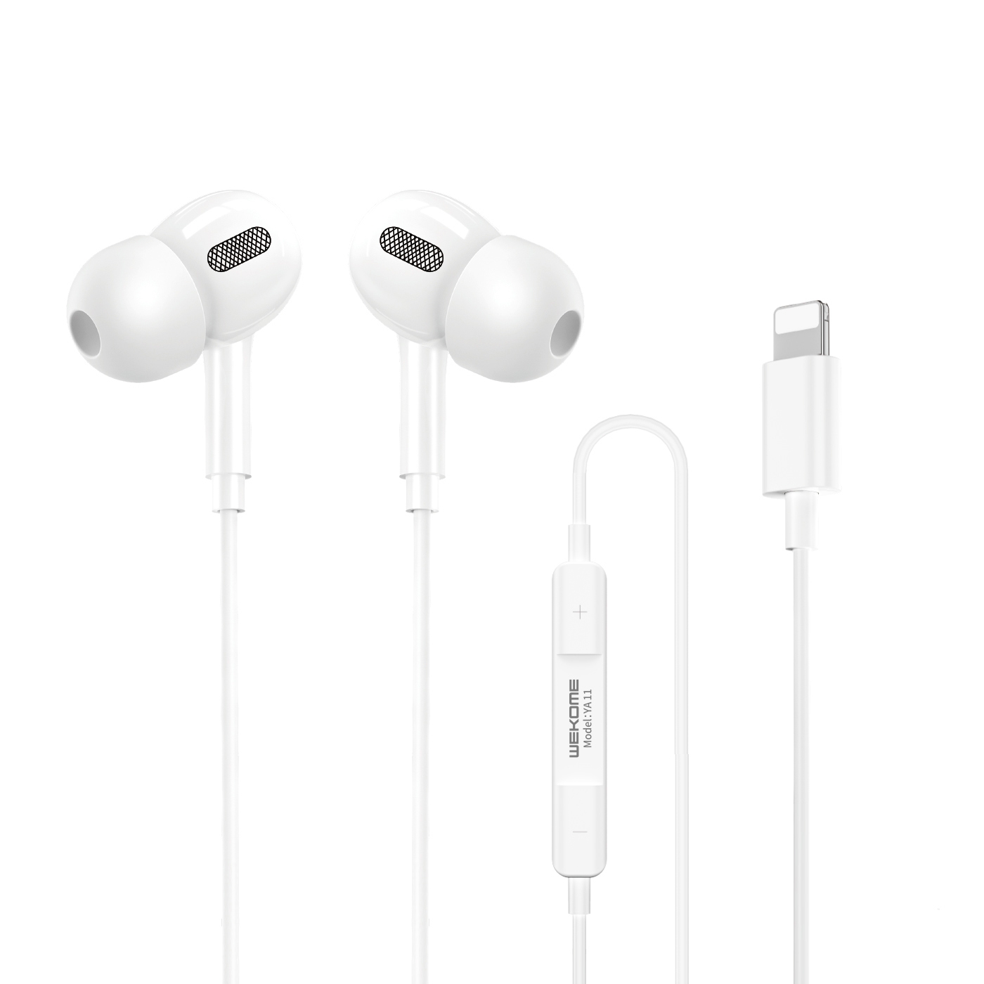 WK YA11 8 Pin Interface Wired Earphone,Length: 1.2m (White) WK YA11 8 Pin Interface Wired Earphone,Length: 1.2m (White)