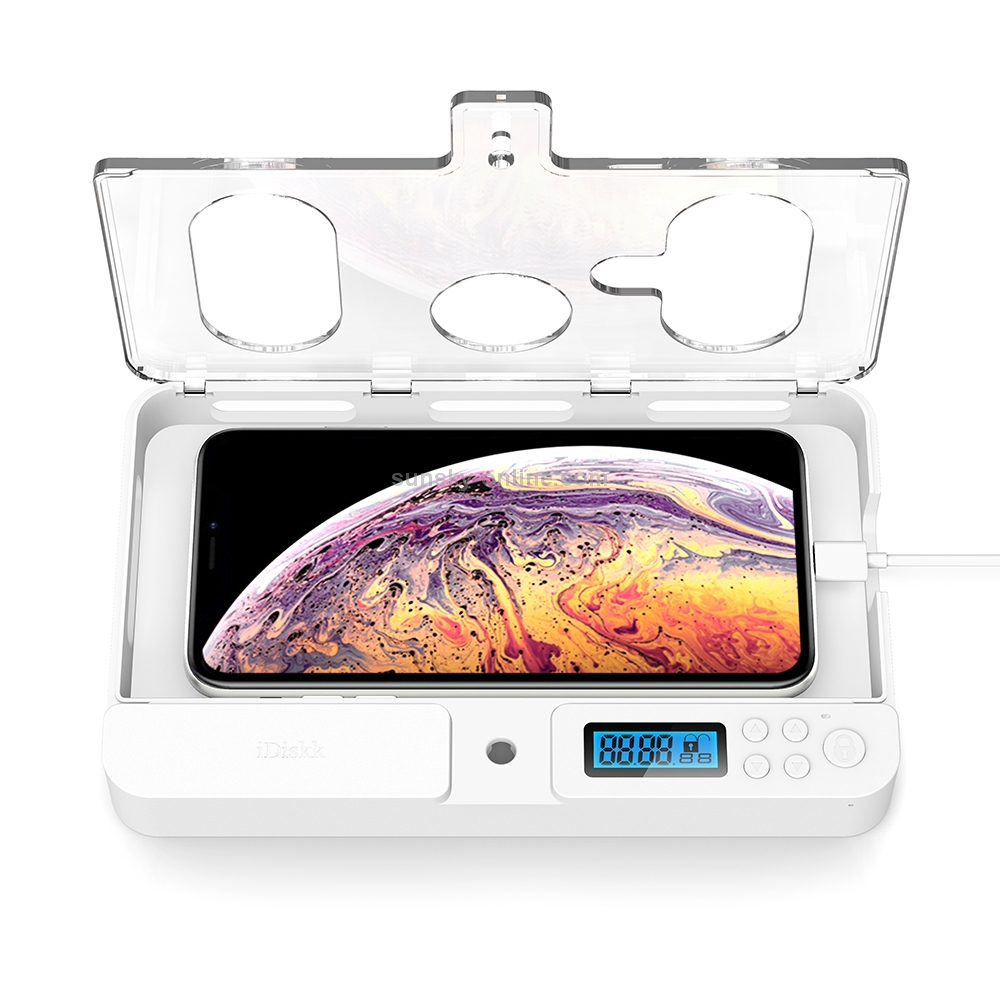 iDiskk Smart Phone Self-Controlled Timer Lock Box for iPhone, Sumsung (Transparent) iDiskk Smart Phone Self-Controlled Timer Lock Box for iPhone, Sumsung (Transparent)