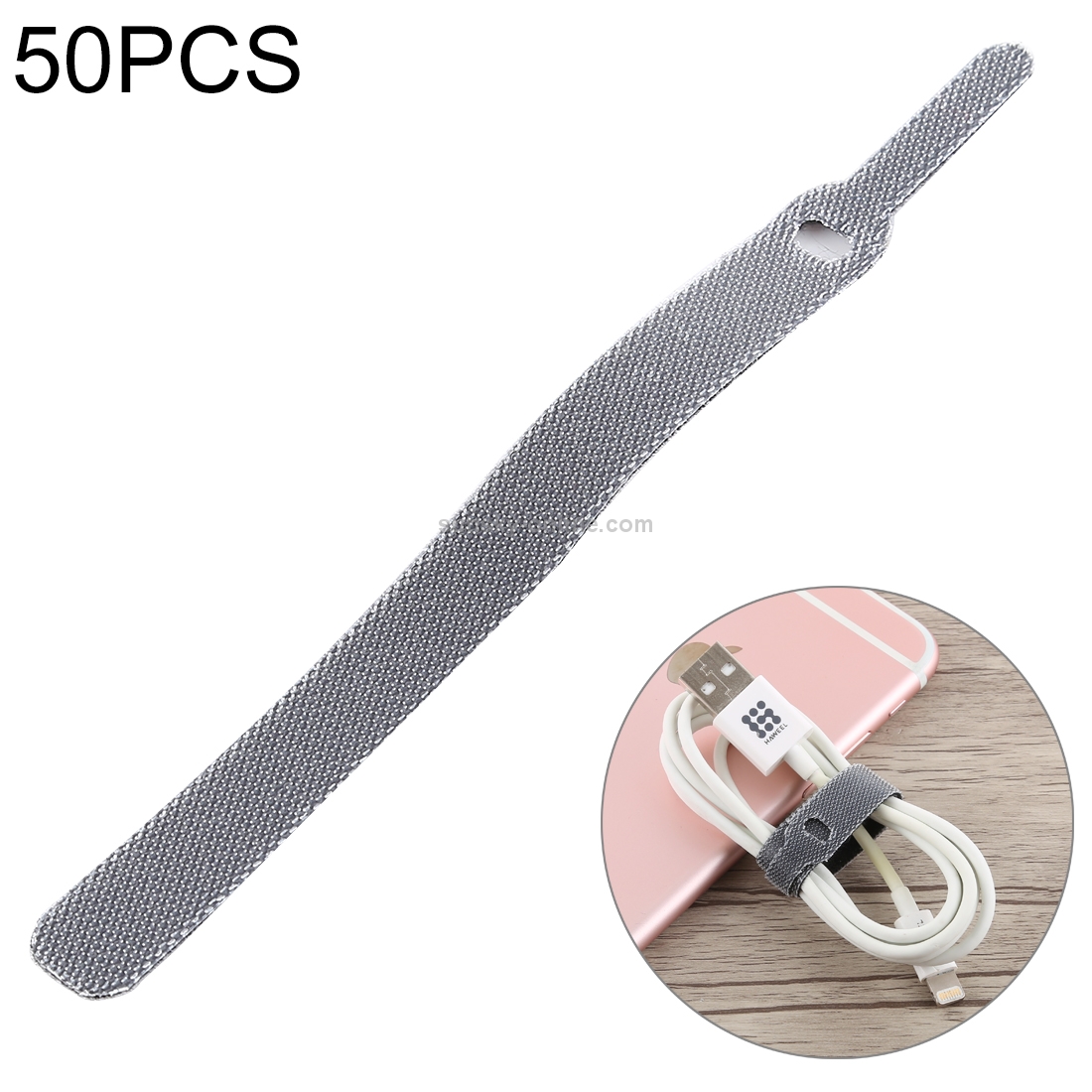 50 PCS Tie-wraps for Data Cable & Earphone, Length: 14.5cm 50 PCS Tie-wraps for Data Cable & Earphone, Length: 14.5cm