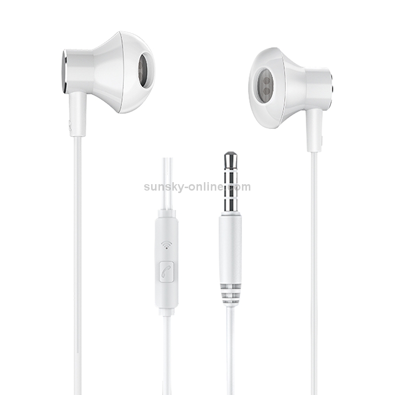 WK Y8 3.5mm Plug In-Ear Wired Control Earphone WK Y8 3.5mm Plug In-Ear Wired Control Earphone