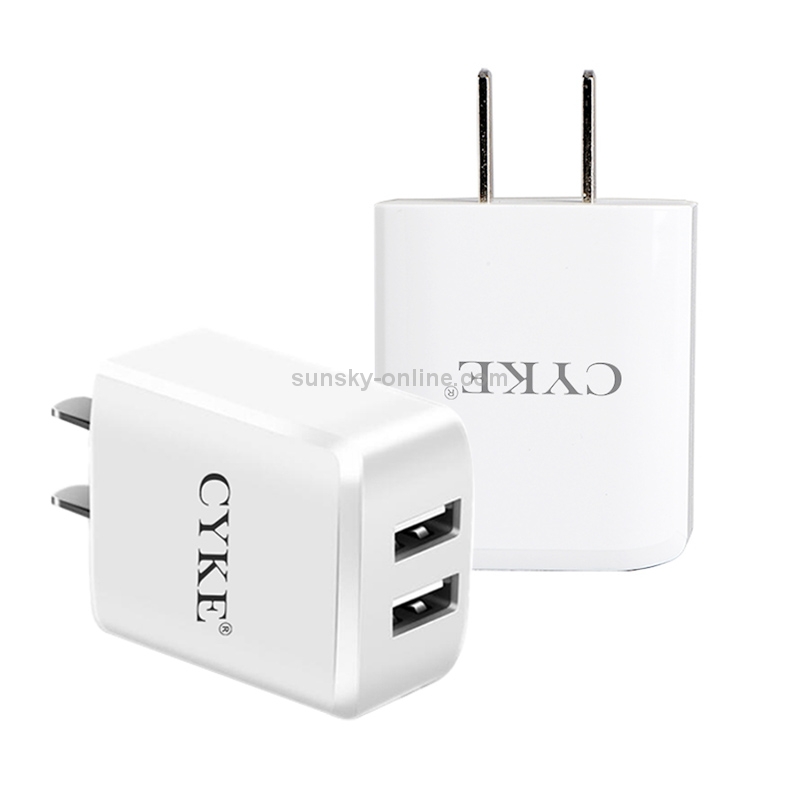 CYKE HKL-USB31 5V 2A Dual USB Wall Charger Travel Charger, Chinese Plug CYKE HKL-USB31 5V 2A Dual USB Wall Charger Travel Charger, Chinese Plug