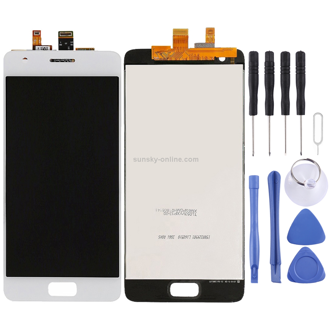 OEM LCD Screen for Lenovo ZUK Z2  with Digitizer Full Assembly (White)