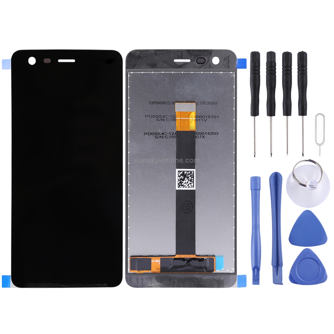 TFT LCD Screen for Nokia 2 TA-1029/DS with Digitizer Full Assembly  (Black)