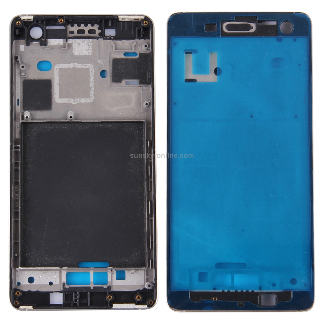 Front Housing LCD Frame Bezel for Xiaomi Mi 4(Silver)