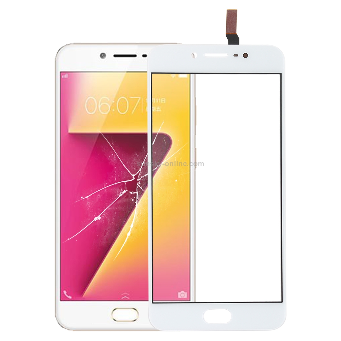 For Vivo Y67 Touch Panel(White)