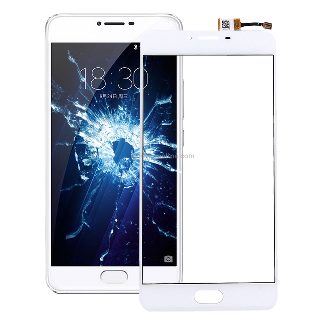 For Meizu U20 Touch Panel(White)