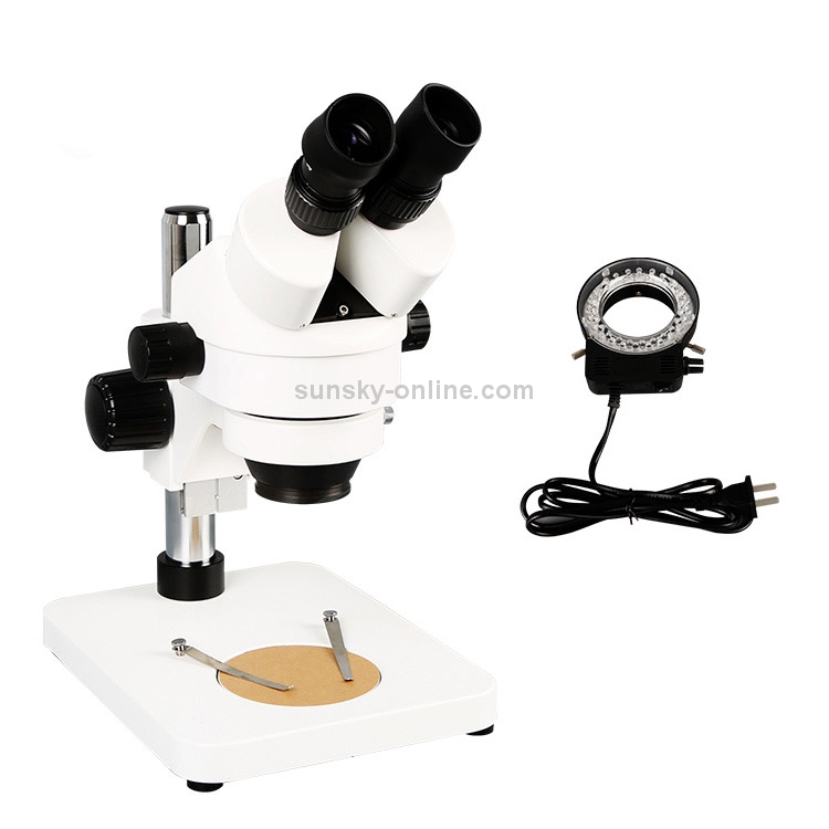 Mobile Phone Repair Circuit Board Welding Magnifying Glass Binocular HD 7-45 Times Continuous Zoom Microscope