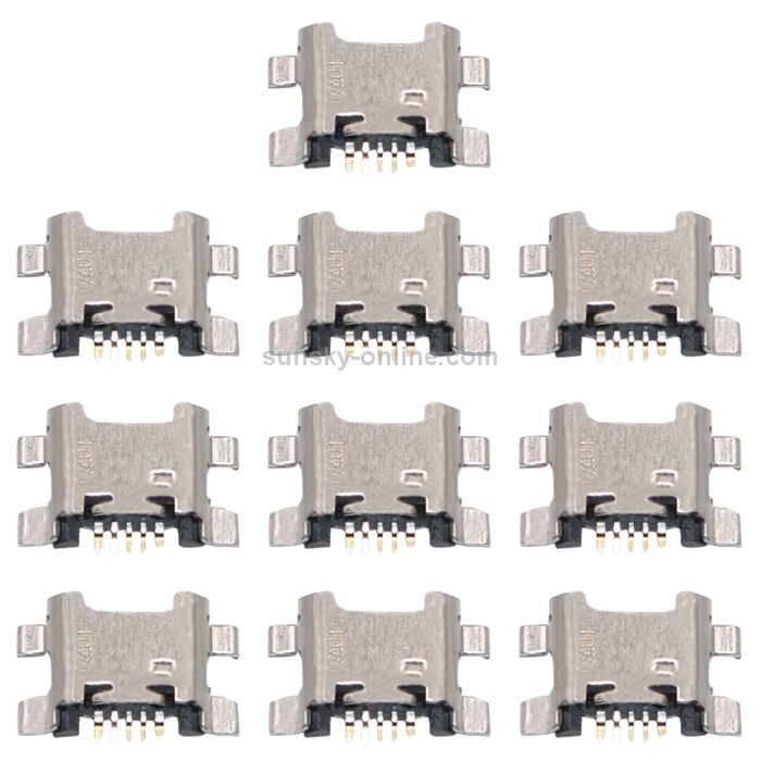 10 PCS Charging Port Connector for Huawei Enjoy 9s / Enjoy 8 Plus