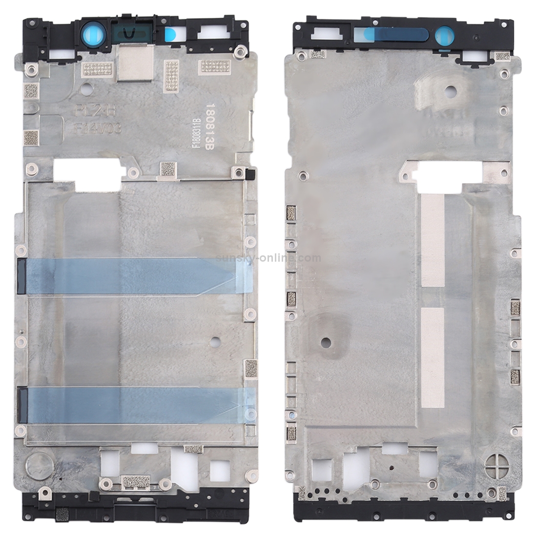 Middle Frame Bezel Plate for Nokia 6.1 / 6 (2018) TA-1043 TA-1045 TA-1050 TA-1054 TA-1068 (Black)