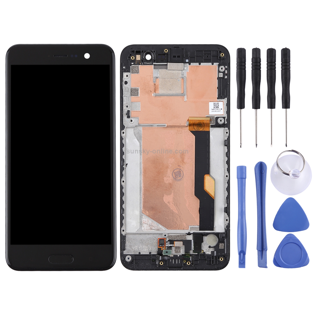 Original LCD Screen for HTC U Play Digitizer Full Assembly with Frame (Black)