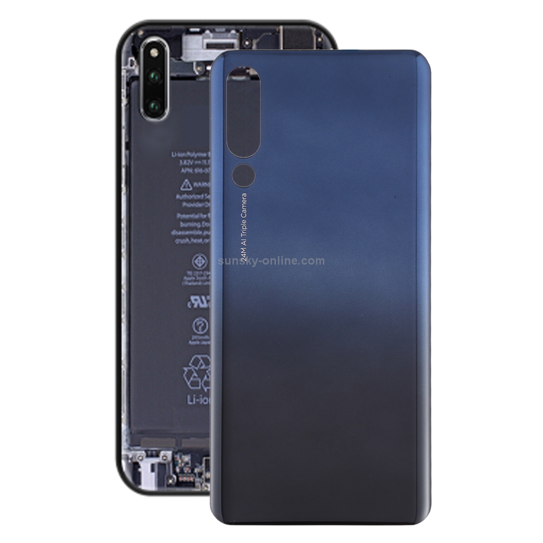 Battery Back Cover for Lenovo Z6 / I78121(Blue)