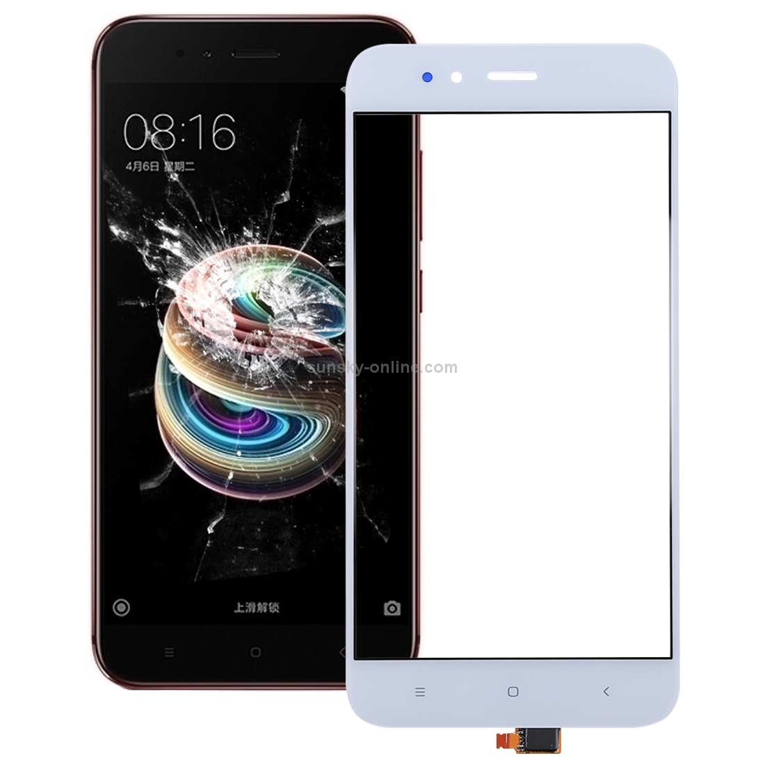 For Xiaomi Mi 5X / A1 Touch Panel(White)