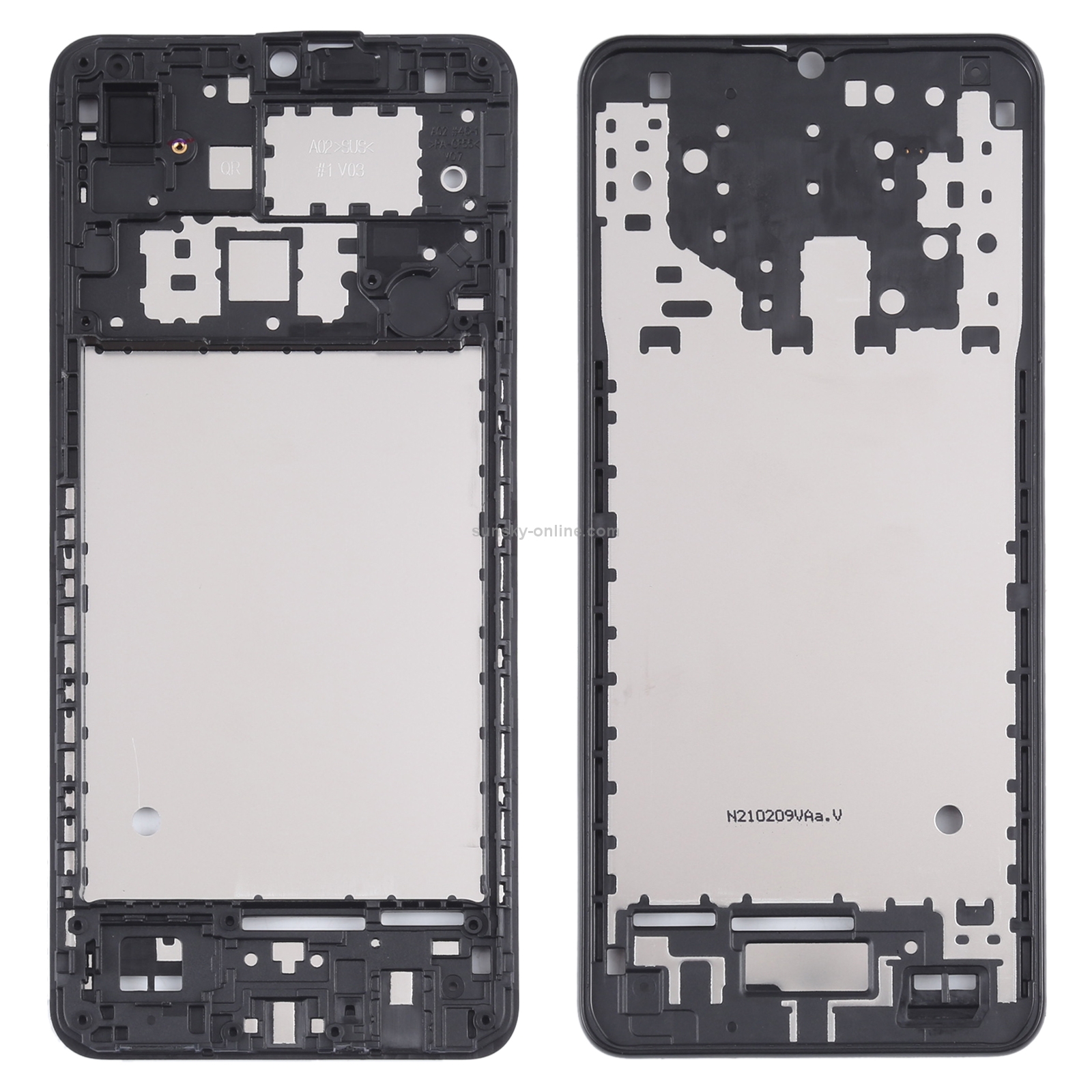 For Samsung Galaxy A02 SM-A022 Front Housing LCD Frame Bezel Plate 