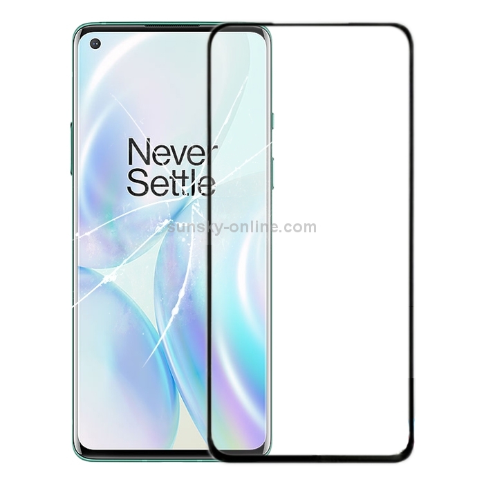 For OnePlus 8 Front Screen Outer Glass Lens with OCA Optically Clear Adhesive