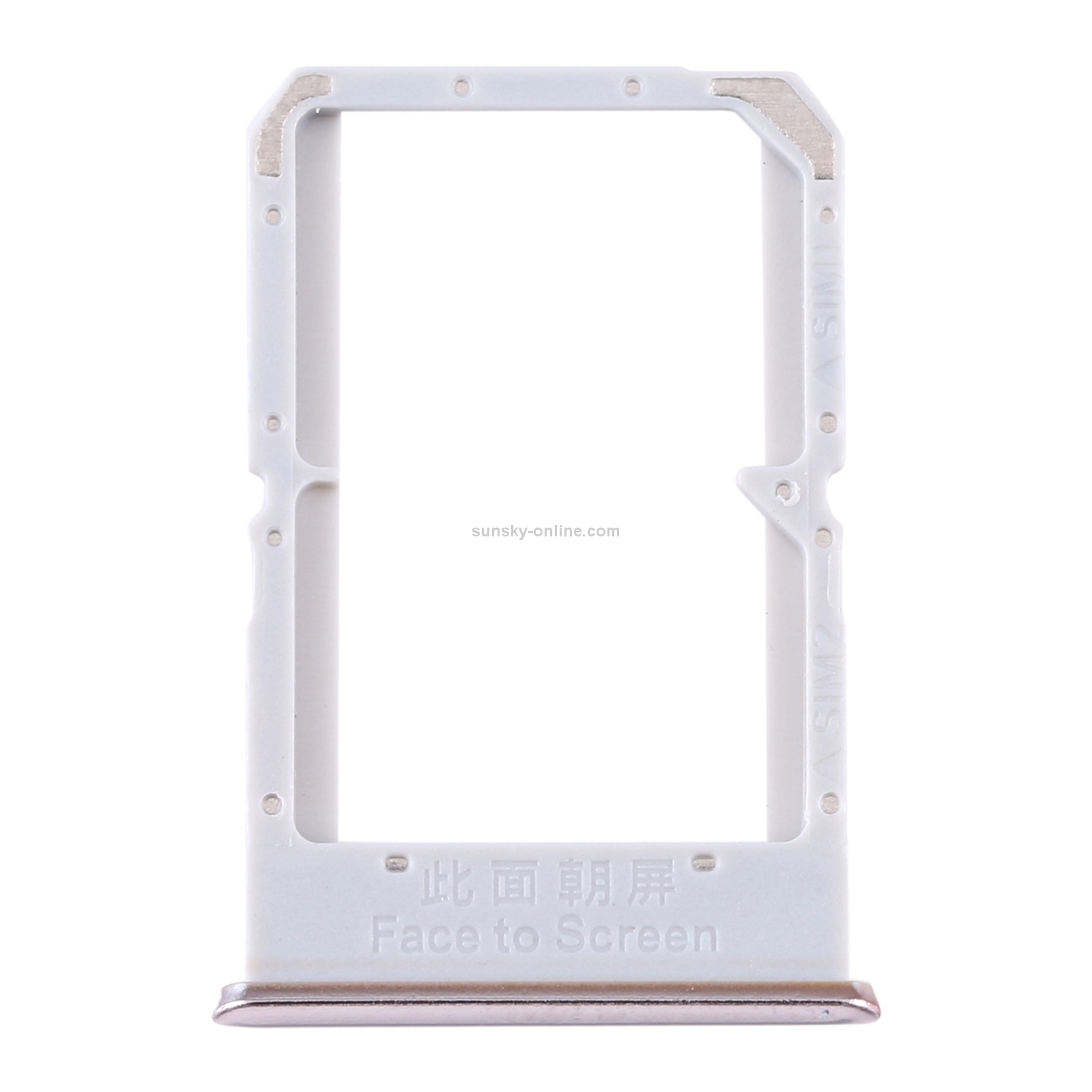 For OPPO A92S/Reno4 Z 5G PDKM00 SIM Card Tray + SIM Card Tray (Gold)