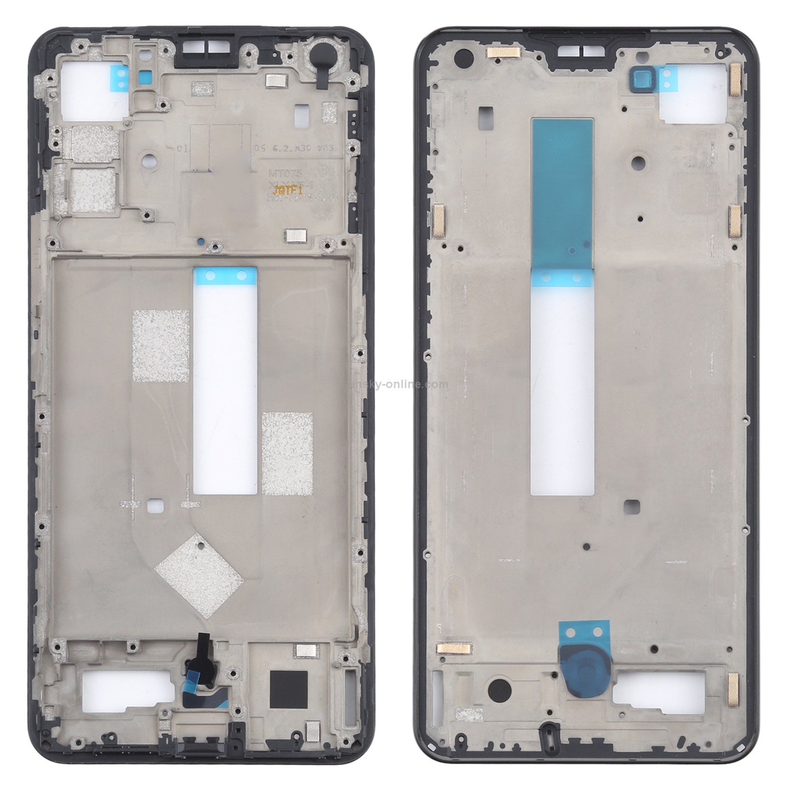 For Vivo X50 V2001A Front Housing LCD Frame Bezel Plate