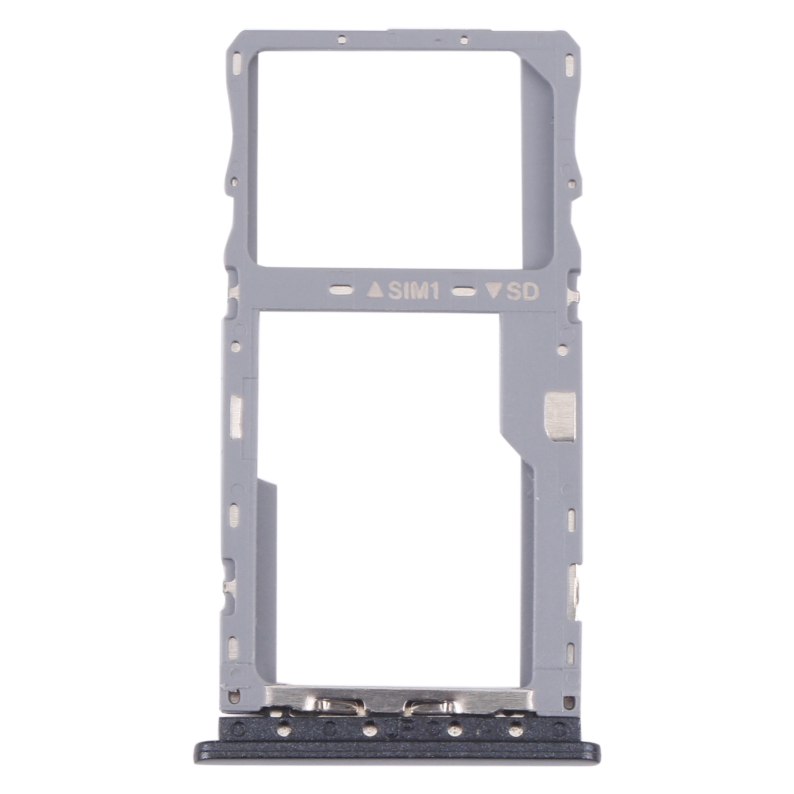 SIM Card Tray + Micro SD Card Tray For T-Mobile REVVL 4+ 5062 5062W 5062Z(Grey)