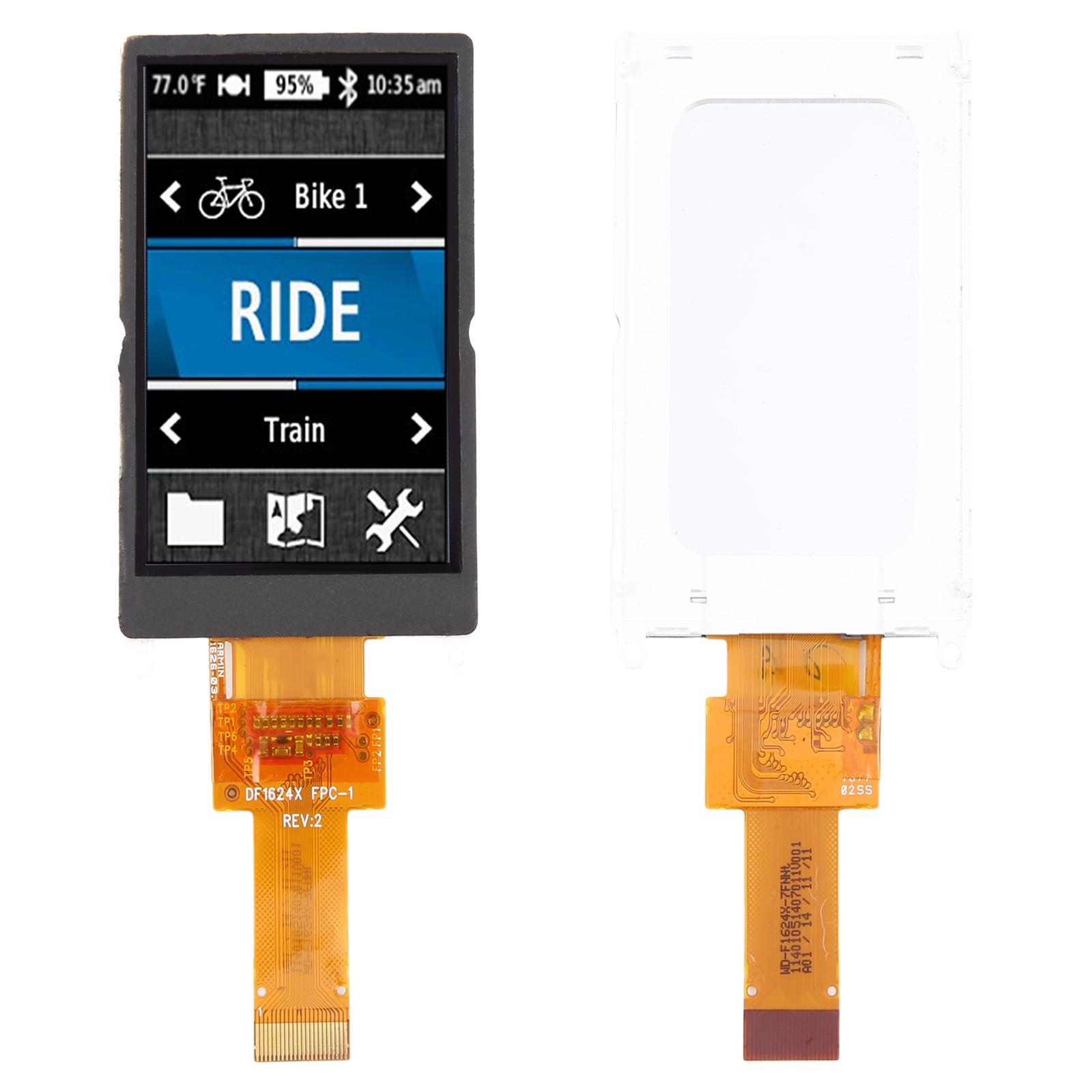 For Garmin Edge 810 Original LCD Screen with Digitizer Full Assembly