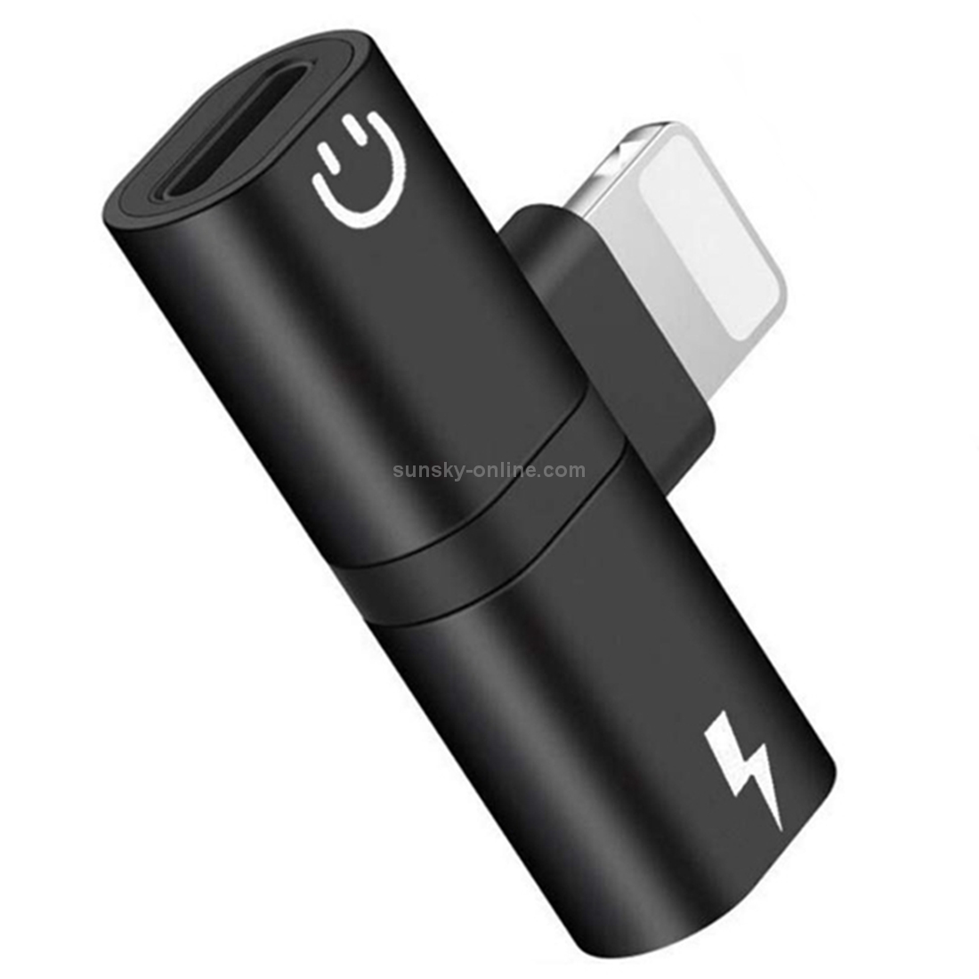Zs-18182 2 in 1 8 Pin Male to 8 Pin Charging + 8 Pin Audio Female Connector Earphone Adapter, Supports Call & Volume Control(Black) Zs-18182 2 in 1 8 Pin Male to 8 Pin Charging + 8 Pin Audio Female Connector Earphone Adapter, Supports Call & Volume Control(Black)