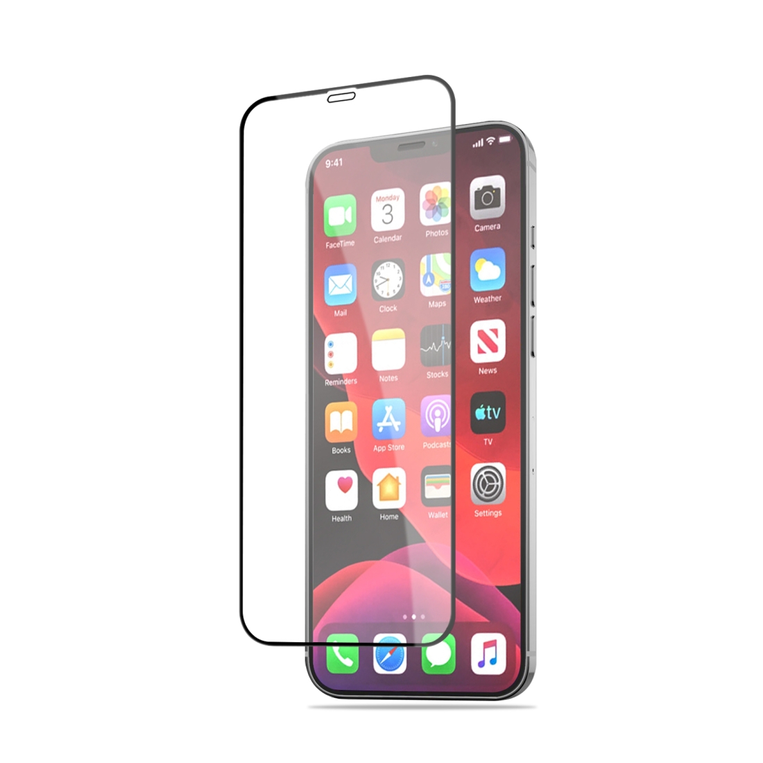 For iPhone 12 mini mocolo 0.33mm 9H 3D Full Glue Curved Full Screen Tempered Glass Film For iPhone 12 mini mocolo 0.33mm 9H 3D Full Glue Curved Full Screen Tempered Glass Film