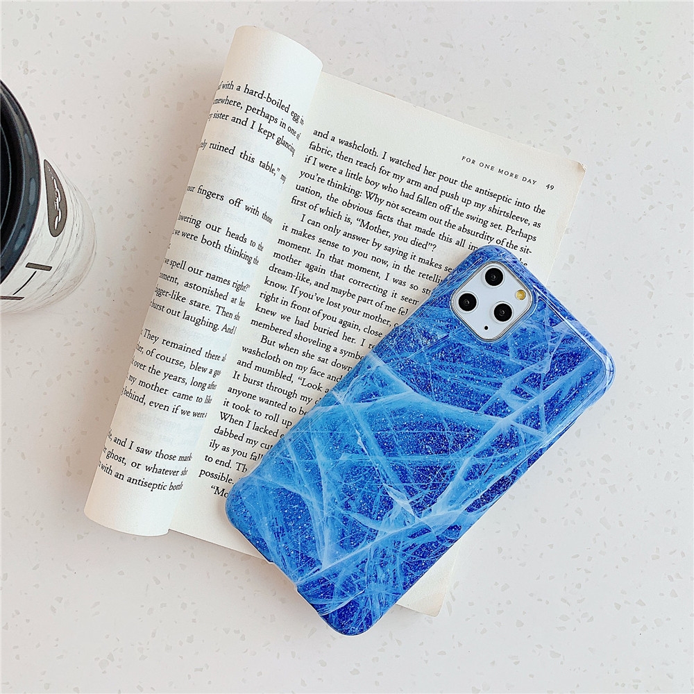 For iPhone 12 mini TPU Smooth Marbled IMD Mobile Phone Case(Sapphire Blue F25) For iPhone 12 mini TPU Smooth Marbled IMD Mobile Phone Case(Sapphire Blue F25)