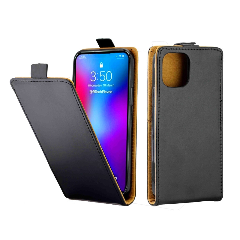 For iPhone 12 / 12 Pro Business Style Vertical Flip TPU + PU Leather Case with Card Slot(Black) For iPhone 12 / 12 Pro Business Style Vertical Flip TPU + PU Leather Case with Card Slot(Black)