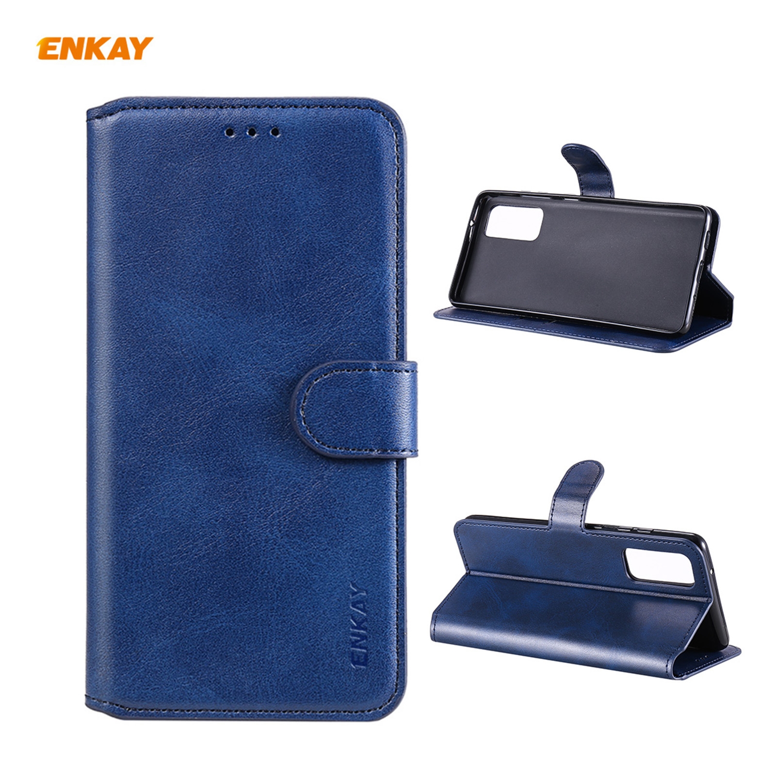For Samsung Galaxy S20 FE / S20 Lite (4G/5G) ENKAY Hat-Prince ENK-PUC030 Horizontal Flip PU Leather Case with Holder & Card Slots & Wallet(Dark Blue) For Samsung Galaxy S20 FE / S20 Lite (4G/5G) ENKAY Hat-Prince ENK-PUC030 Horizontal Flip PU Leather Case with Holder & Card Slots & Wallet(Dark Blue)