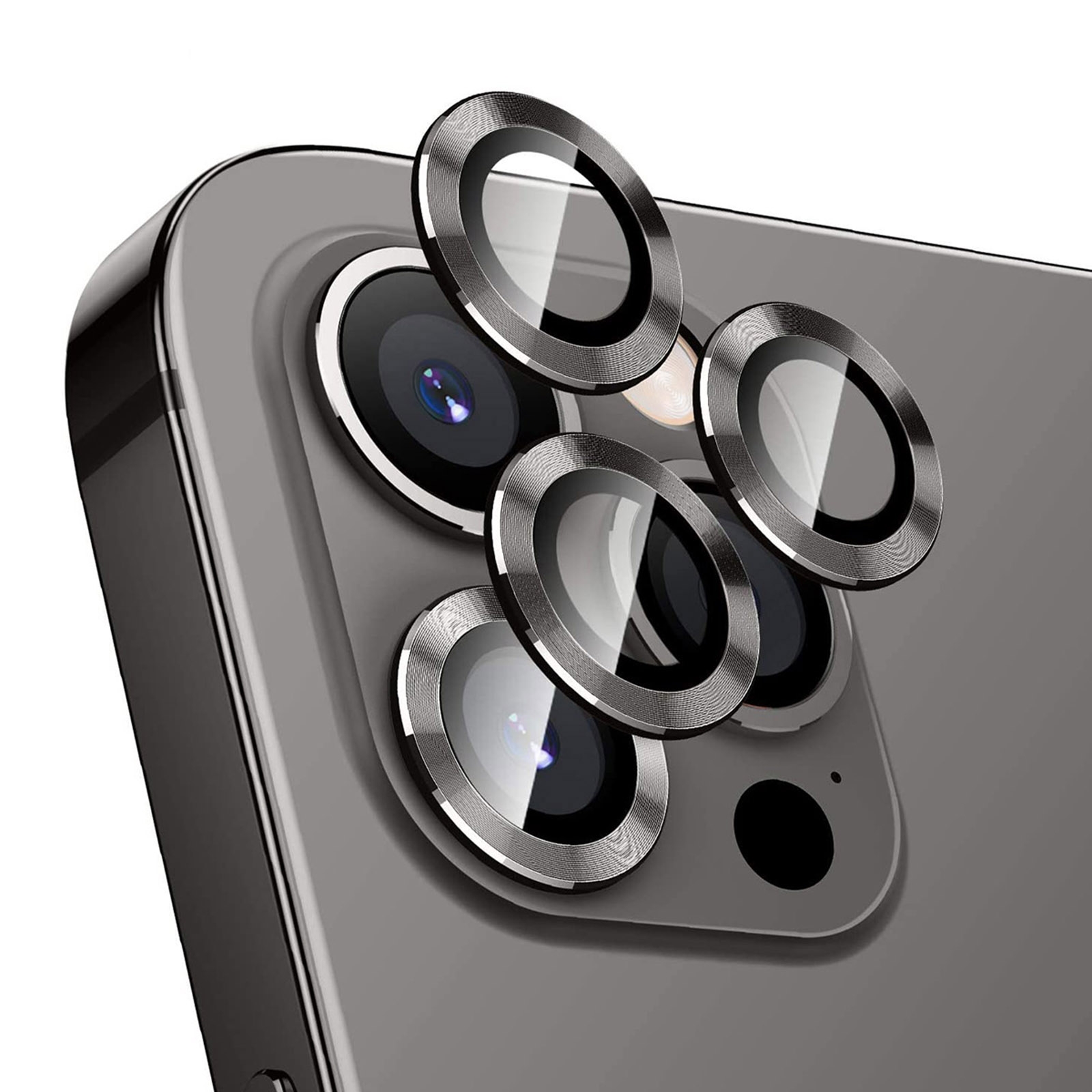 For iPhone 12 Pro ENKAY Hat-Prince Aluminium Alloy + Tempered Glass Camera Lens Cover Full Coverage Protector(Black) For iPhone 12 Pro ENKAY Hat-Prince Aluminium Alloy + Tempered Glass Camera Lens Cover Full Coverage Protector(Black)