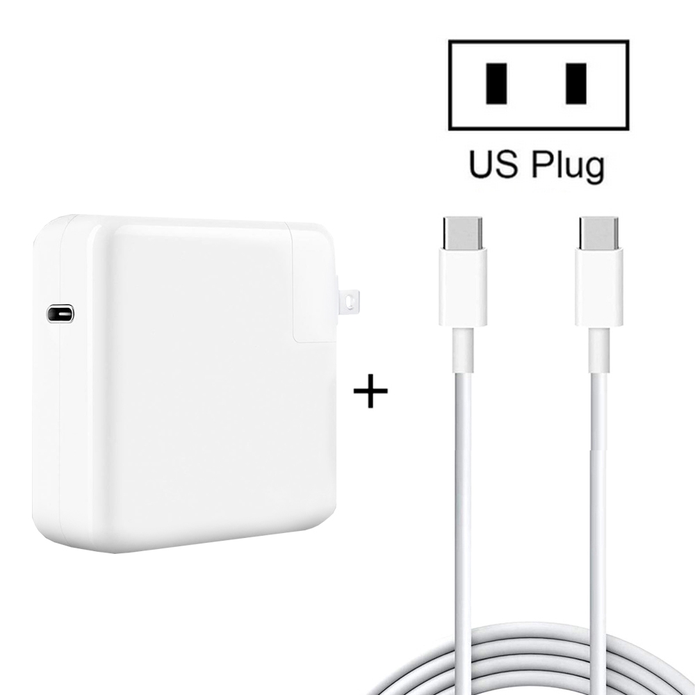 PD-96W 96W PD USB-C / Type-C Laptop Adapter + 2m 5A USB-C / Type-C to USB-C / Type-C Fast Charging Cable for MacBook Pro, Plug Size:US Plug PD-96W 96W PD USB-C / Type-C Laptop Adapter + 2m 5A USB-C / Type-C to USB-C / Type-C Fast Charging Cable for MacBook Pro, Plug Size:US Plug
