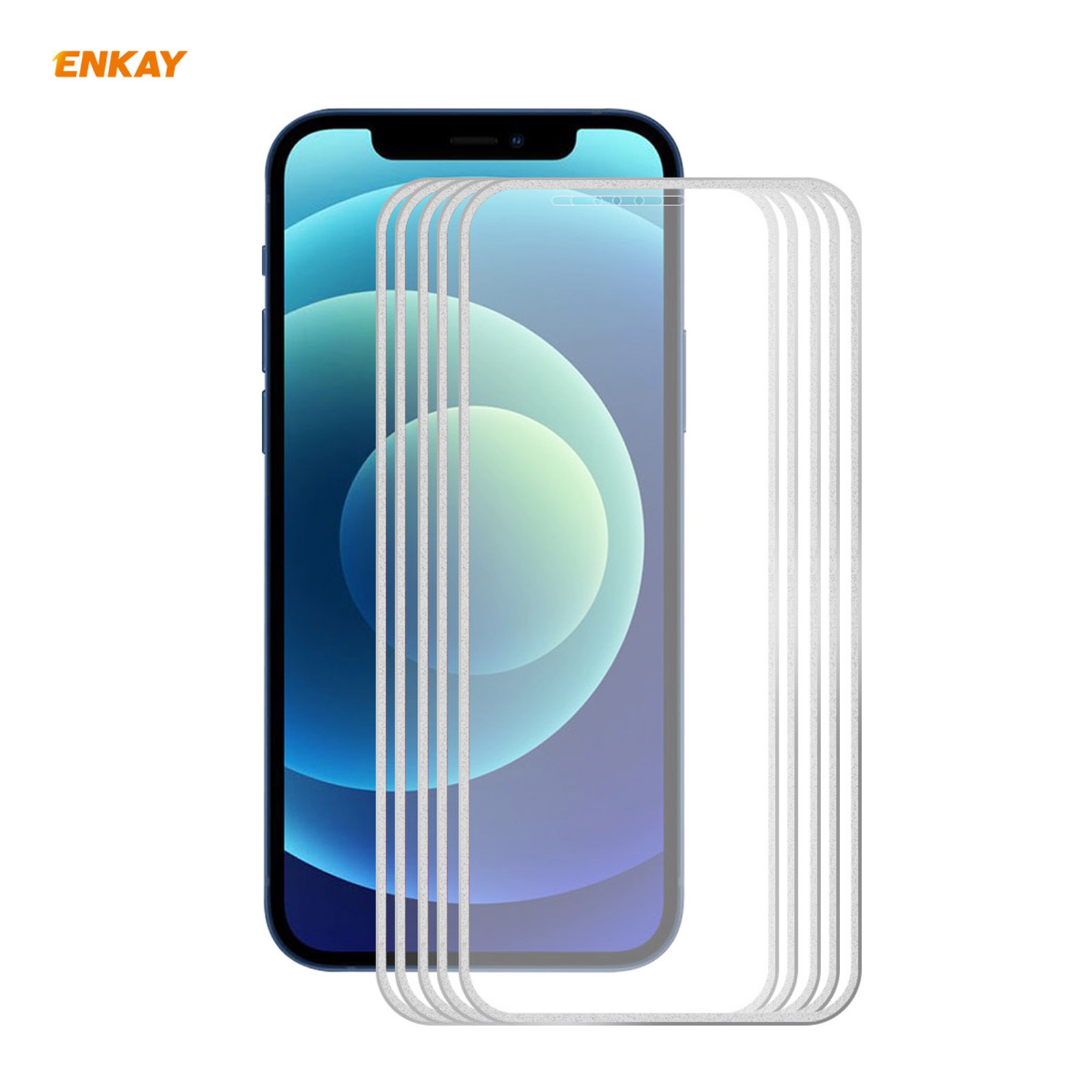 For iPhone 12 mini 5pcs ENKAY Hat-Prince 0.2mm 9H Titanium Alloy Curved Edge Explosion-proof Tempered Glass Full Coverage Screen Protector(Silver) For iPhone 12 mini 5pcs ENKAY Hat-Prince 0.2mm 9H Titanium Alloy Curved Edge Explosion-proof Tempered Glass Full Coverage Screen Protector(Silver)