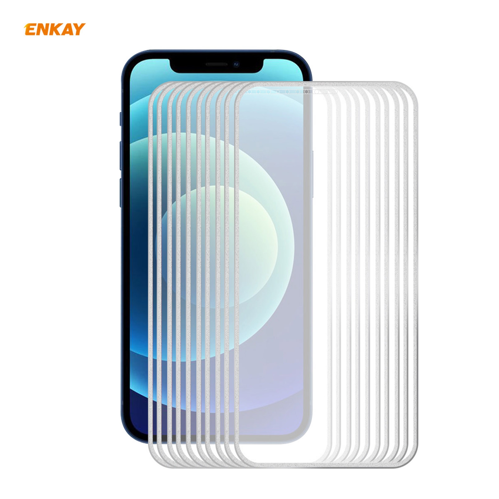 For iPhone 12 mini 10pcs ENKAY Hat-Prince 0.2mm 9H Titanium Alloy Curved Edge Explosion-proof Tempered Glass Full Coverage Screen Protector(Silver) For iPhone 12 mini 10pcs ENKAY Hat-Prince 0.2mm 9H Titanium Alloy Curved Edge Explosion-proof Tempered Glass Full Coverage Screen Protector(Silver)