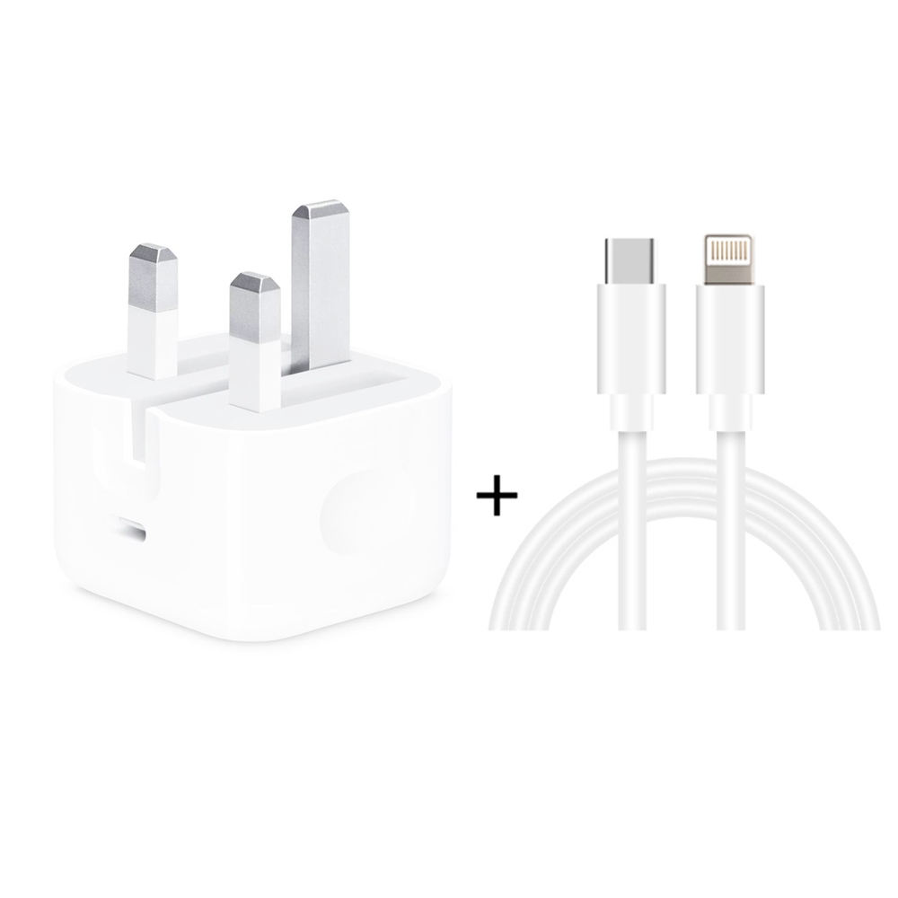 A2344 18W PD 3.0 Type-C / USB-C Folding Travel Charger + USB-C / Type-C to 8 Pin Fast Charging Data Cable Set, UK Plug, Length: 1m A2344 18W PD 3.0 Type-C / USB-C Folding Travel Charger + USB-C / Type-C to 8 Pin Fast Charging Data Cable Set, UK Plug, Length: 1m