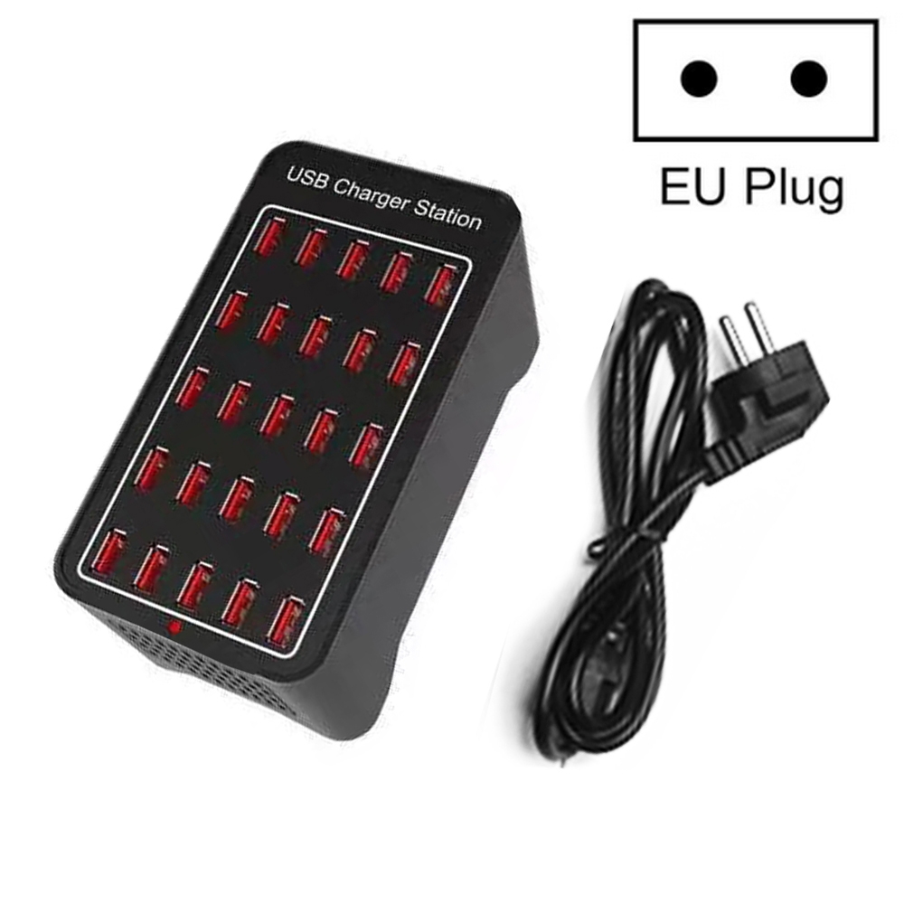 150W 25 USB Ports Fast Charger Station Smart Charger, AC 110-240V, Plug Size:EU Plug 150W 25 USB Ports Fast Charger Station Smart Charger, AC 110-240V, Plug Size:EU Plug