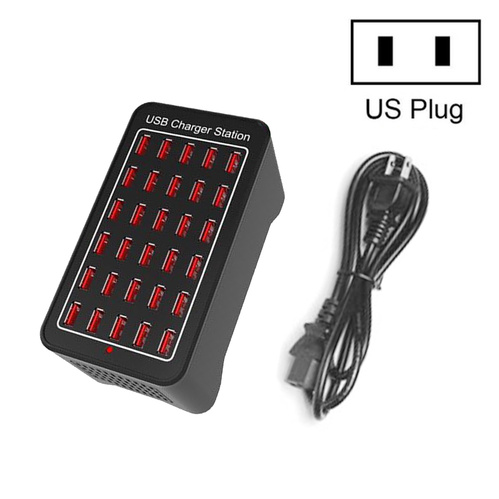 XLD-A7 150W 30 USB Ports Fast Charger Station Smart Charger, AC 110-240V, Plug Size:US Plug XLD-A7 150W 30 USB Ports Fast Charger Station Smart Charger, AC 110-240V, Plug Size:US Plug