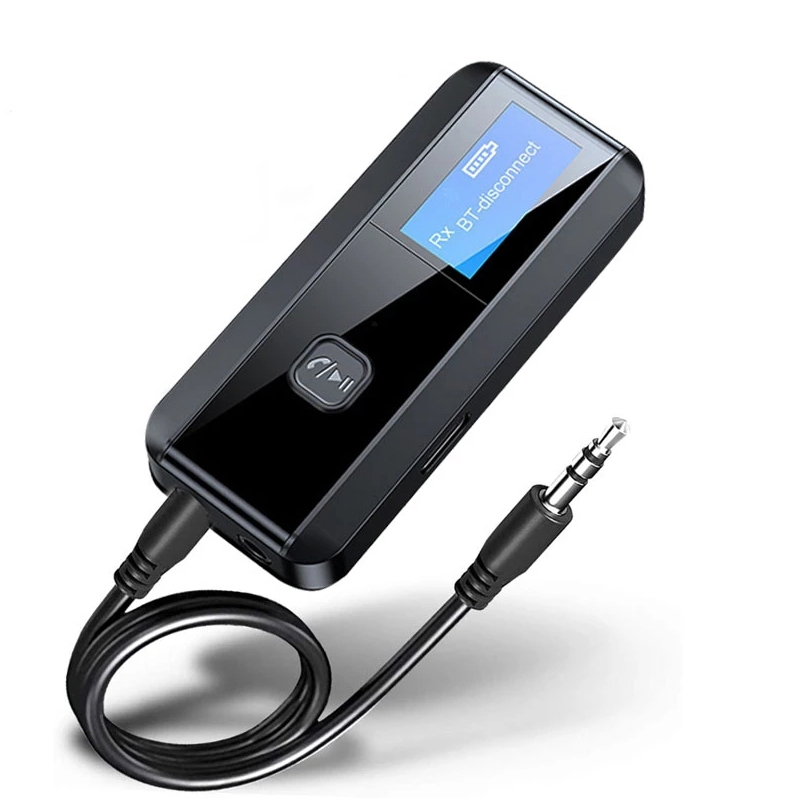 C29 2 in 1 USB Bluetooth 5.0 Audio Receiver Transmitter with LCD Display(Black) C29 2 in 1 USB Bluetooth 5.0 Audio Receiver Transmitter with LCD Display(Black)
