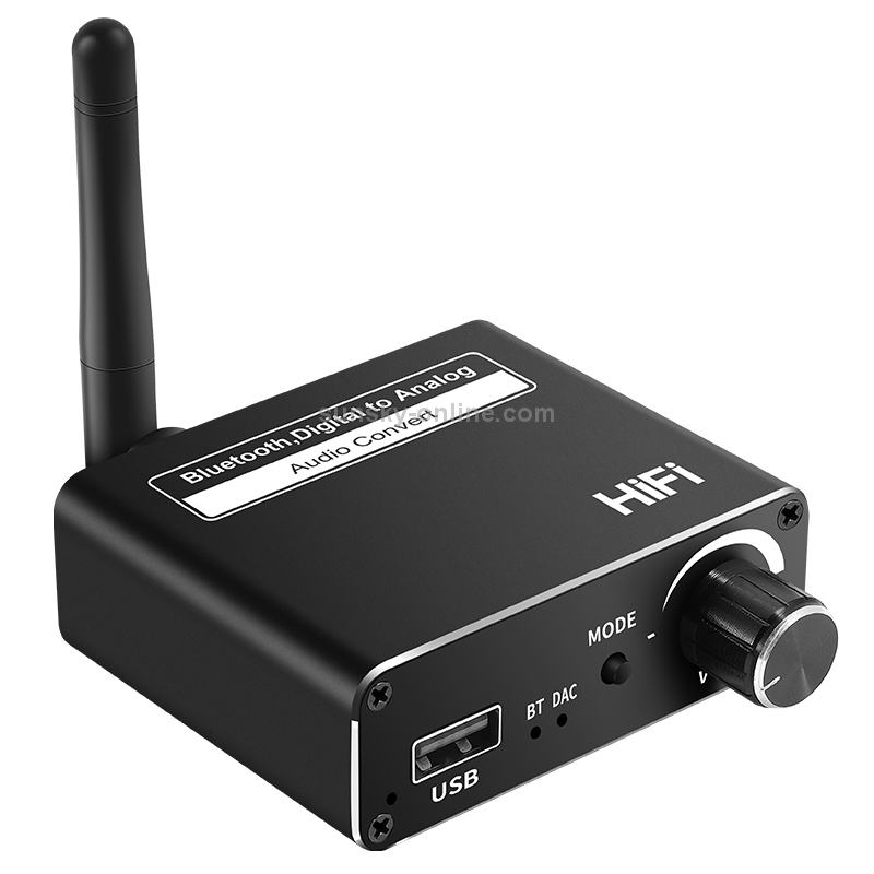 D18 Bluetooth Digital Audio Receiver with 3.5mm Jack to Analog Converter USB Player Adapter D18 Bluetooth Digital Audio Receiver with 3.5mm Jack to Analog Converter USB Player Adapter