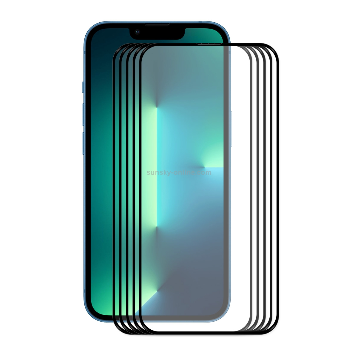 For iPhone 13 Pro Max 5pcs ENKAY Hat-Prince Full Glue 0.26mm 9H 2.5D Tempered Glass Screen Protector Full Coverage Film For iPhone 13 Pro Max 5pcs ENKAY Hat-Prince Full Glue 0.26mm 9H 2.5D Tempered Glass Screen Protector Full Coverage Film