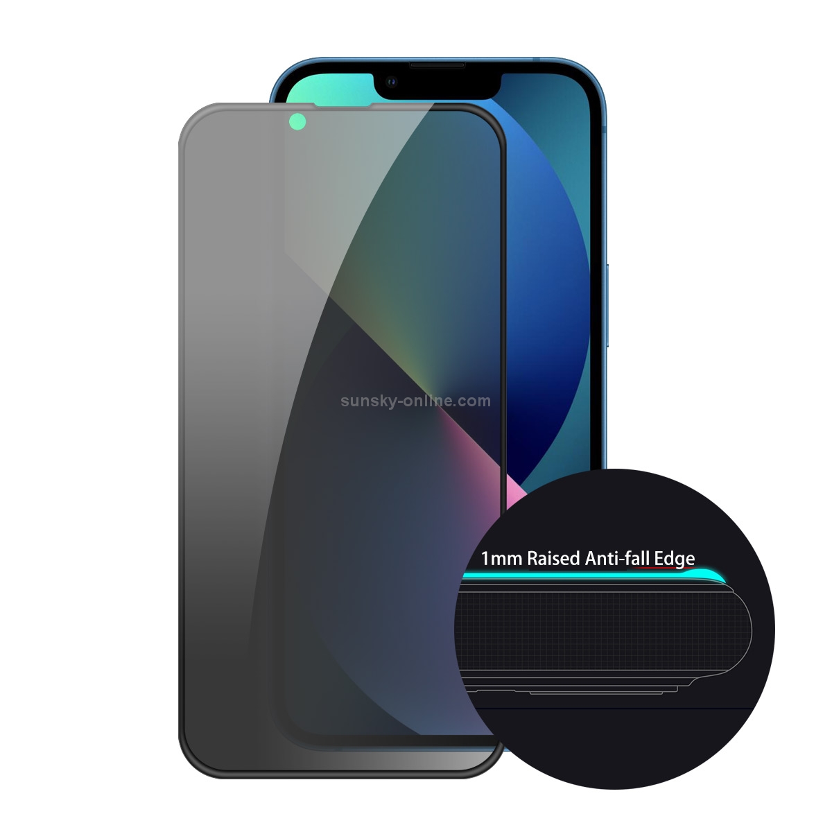 For iPhone 13 mini ENKAY Hat-Prince Full Coverage Anti-drop Privacy Screen Protector Anti-spy Tempered Glass Film For iPhone 13 mini ENKAY Hat-Prince Full Coverage Anti-drop Privacy Screen Protector Anti-spy Tempered Glass Film