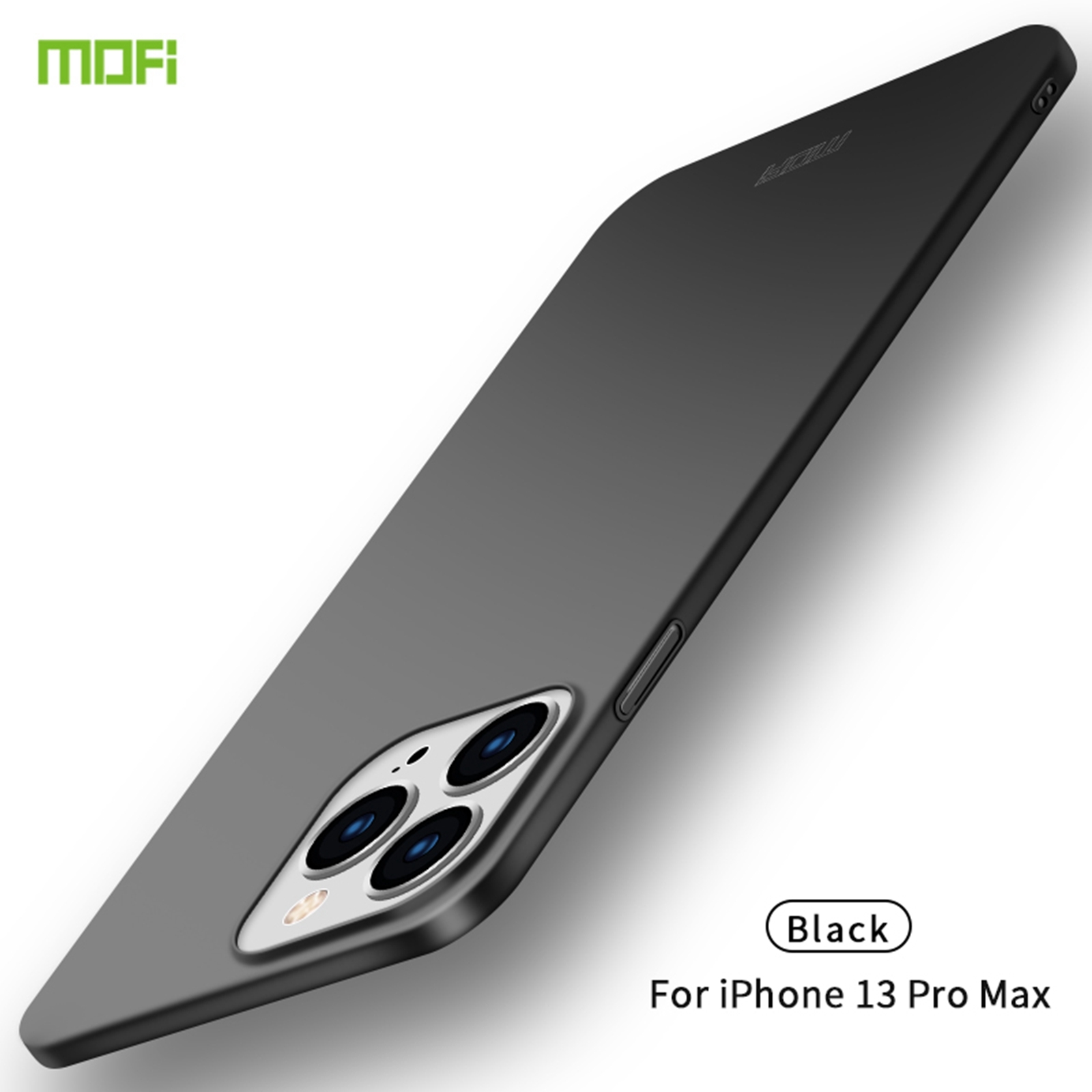 For iPhone 13 Pro Max MOFI Frosted PC Ultra-thin Hard Case(Black) For iPhone 13 Pro Max MOFI Frosted PC Ultra-thin Hard Case(Black)
