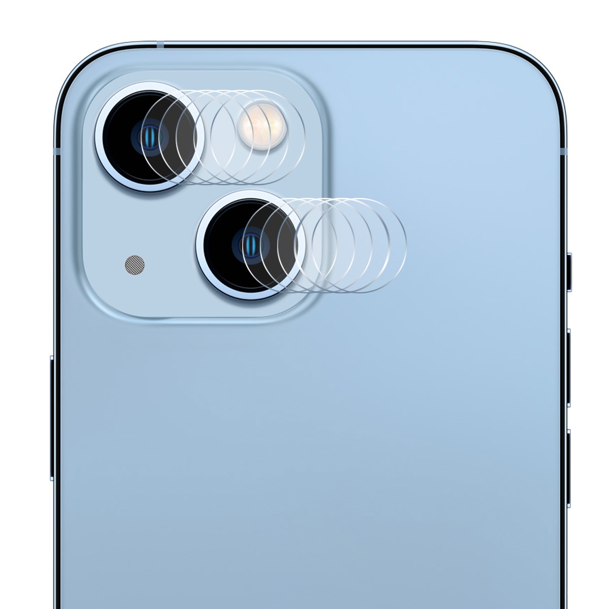 For iPhone 13 5 Set ENKAY Hat-Prince Case Friendly Tempered Glass Camera Lens Film Anti-Scratch Protector For iPhone 13 5 Set ENKAY Hat-Prince Case Friendly Tempered Glass Camera Lens Film Anti-Scratch Protector