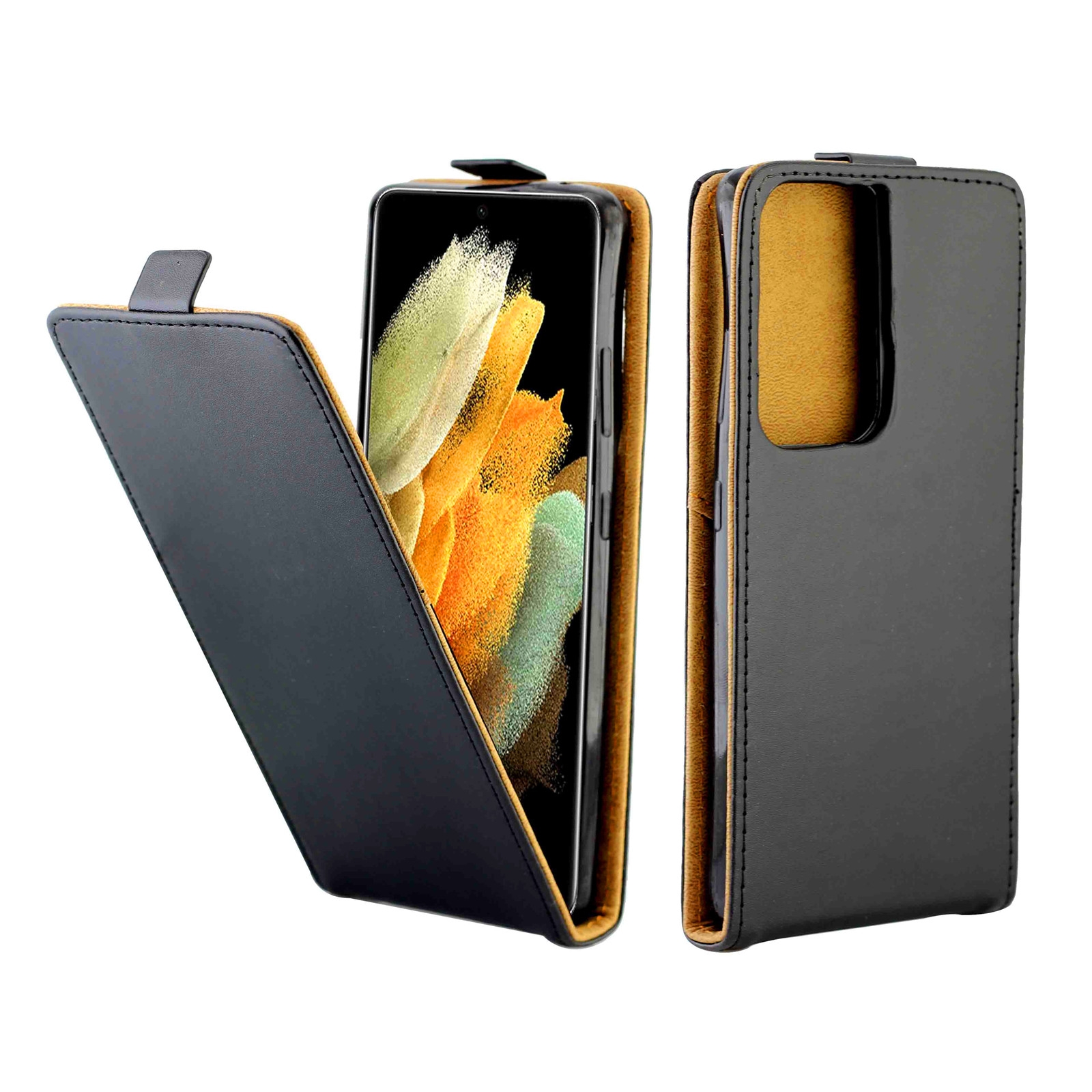 Business Style Vertical Flip TPU Leather Case with Card Slot For Samsung Galaxy S21 Ultra 5G(Black) Business Style Vertical Flip TPU Leather Case with Card Slot For Samsung Galaxy S21 Ultra 5G(Black)