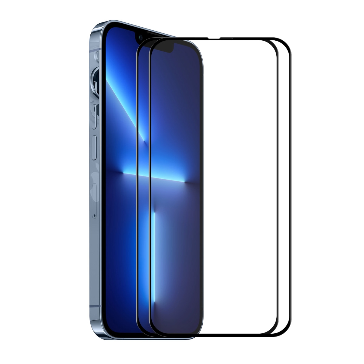 For iPhone 13 Pro Max 2pcs ENKAY Hat-Prince Full Glue Tempered Glass 6D Full Coverage Anti-scratch Protector For iPhone 13 Pro Max 2pcs ENKAY Hat-Prince Full Glue Tempered Glass 6D Full Coverage Anti-scratch Protector