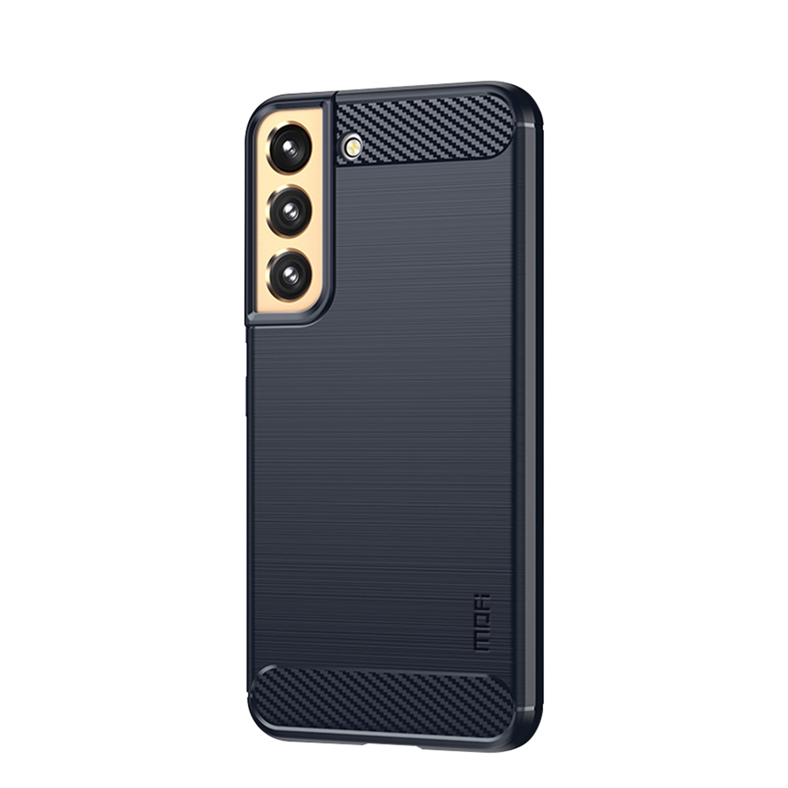 For Samsung Galaxy S22 5G MOFI Gentleness Series Brushed Texture Carbon Fiber Soft TPU Case(Blue) For Samsung Galaxy S22 5G MOFI Gentleness Series Brushed Texture Carbon Fiber Soft TPU Case(Blue)